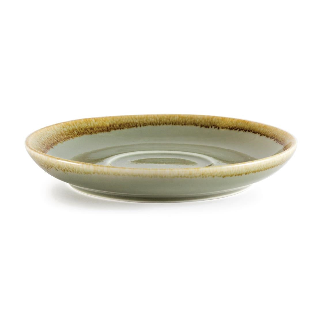 Olympia Kiln Moss Saucer (for GP480) - 160mm 6 1/3" (6 Pack) • PAS-GP481