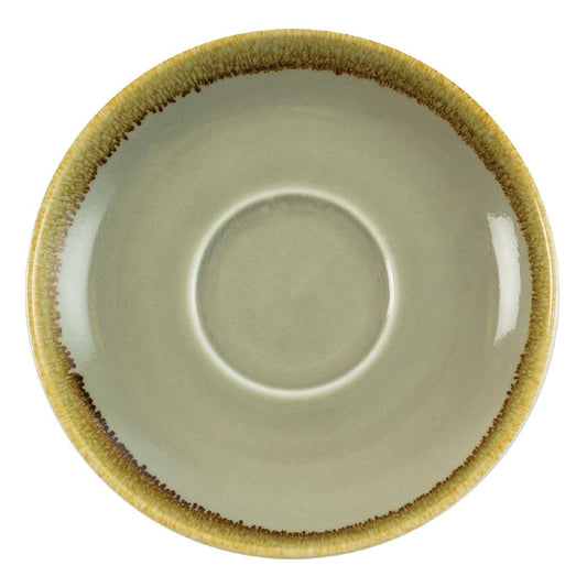 Olympia Kiln Moss Saucer (for GP480) - 160mm 6 1/3" (6 Pack) • PAS-GP481
