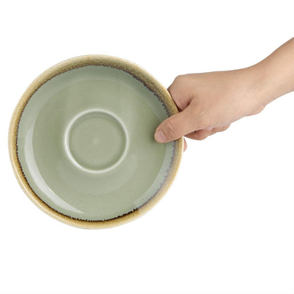 Olympia Kiln Moss Saucer (for GP480) - 160mm 6 1/3" (6 Pack) • PAS-GP481