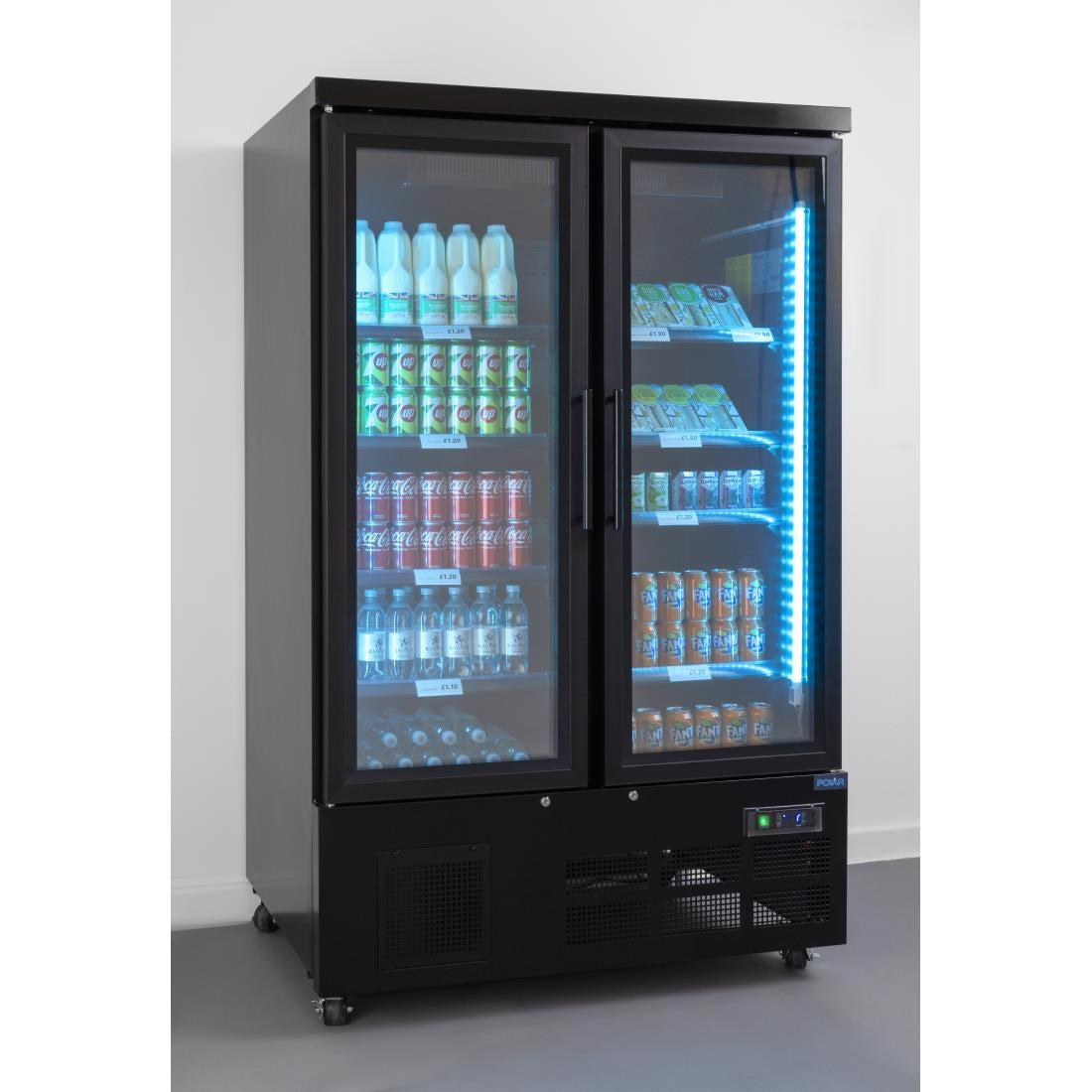 Polar G-Series Multideck Fridge with Double Doors • PAS-GP485-A