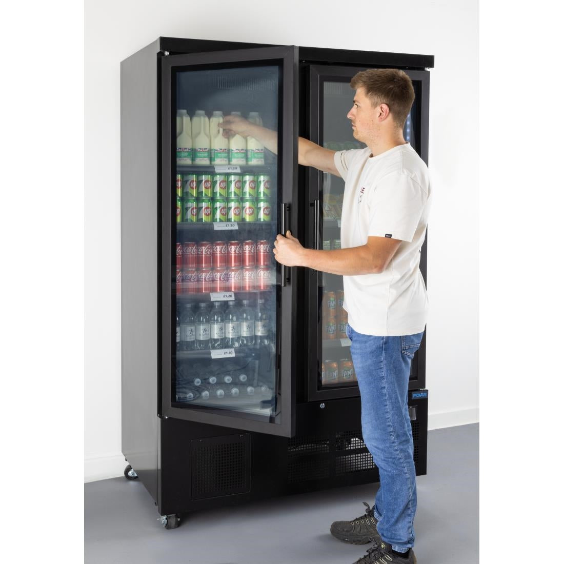 Polar G-Series Multideck Fridge with Double Doors • PAS-GP485-A