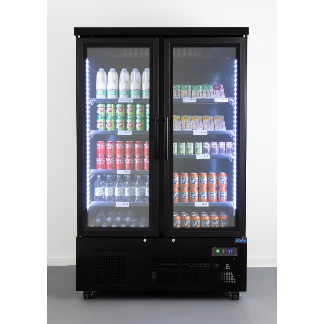 Polar G-Series Multideck Fridge with Double Doors • PAS-GP485-A