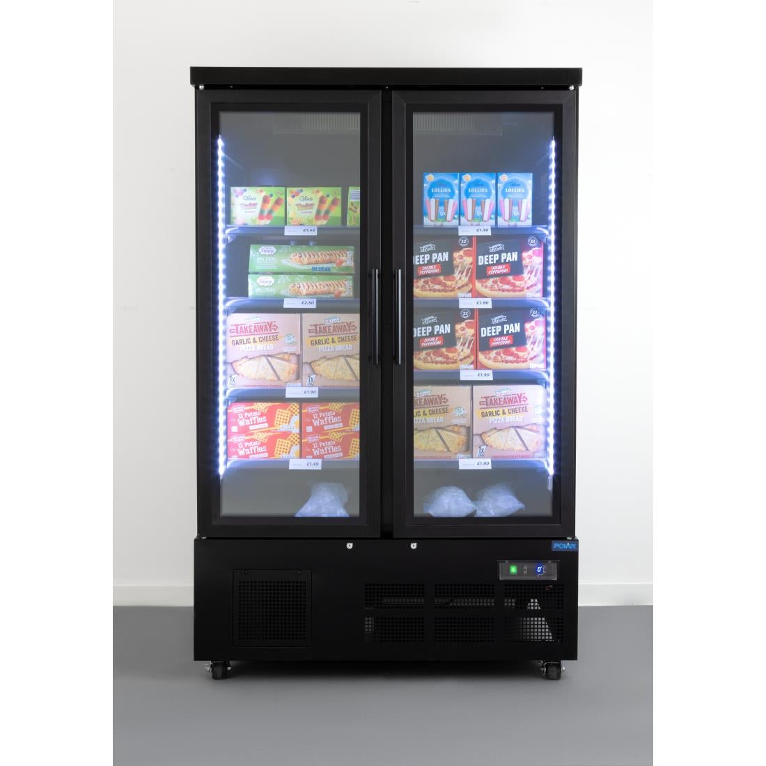 Polar G-Series Double Door Multideck Freezer • PAS-GP487-A