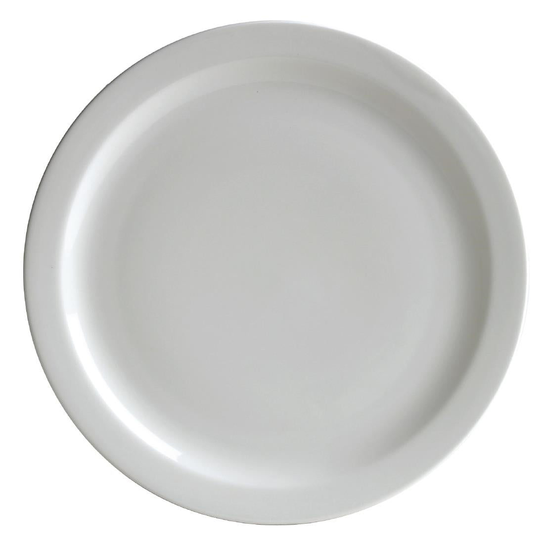 Australian Fine China Flinders Narrow Rim Plate 230mm (12 Pack) • PAS-GP653