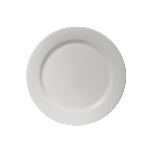 Australian Fine China Flinders Wide Rim Plate 230mm (12 Pack) • PAS-GP661