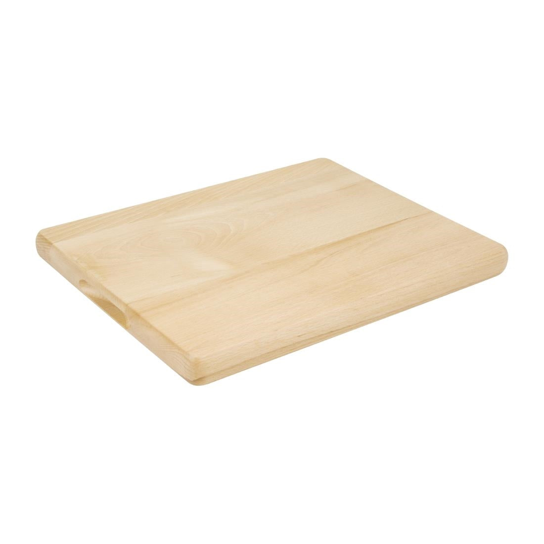 Vogue Beech Chopping Board Medium 380x305x30mm (380x305mm) • PAS-GP758