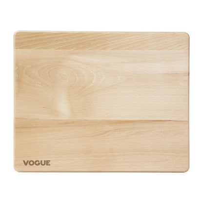 Vogue Beech Chopping Board Medium 380x305x30mm (380x305mm) • PAS-GP758