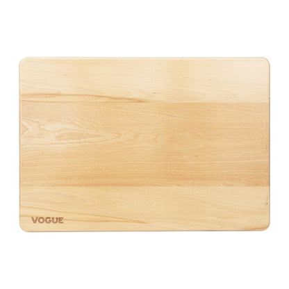 Vogue Beech Chopping Board Large 510x355x30mm (510x355mm) • PAS-GP759