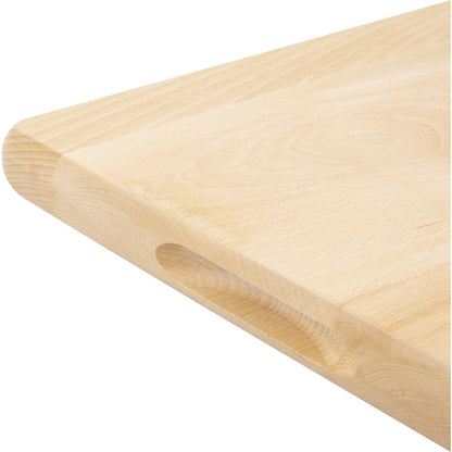Vogue Beech Chopping Board Large 510x355x30mm (510x355mm) • PAS-GP759