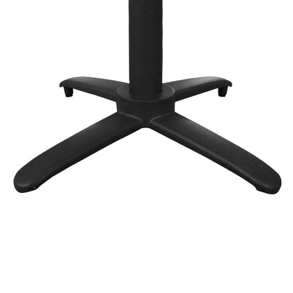Bolero Aluminium Flip Top Table Base Black • PAS-GP773