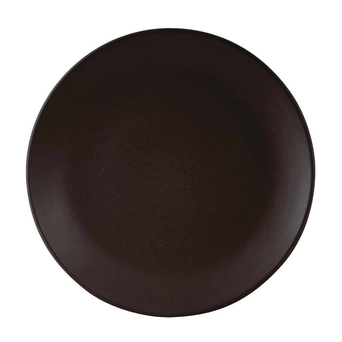 Zuma Coupe Plate 230mm Charcoal (6 Pack) • PAS-GP803