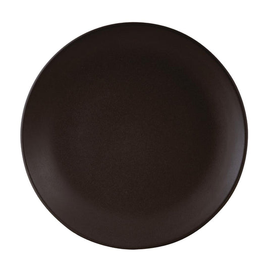 Zuma Coupe Plate 230mm Charcoal (6 Pack) • PAS-GP803