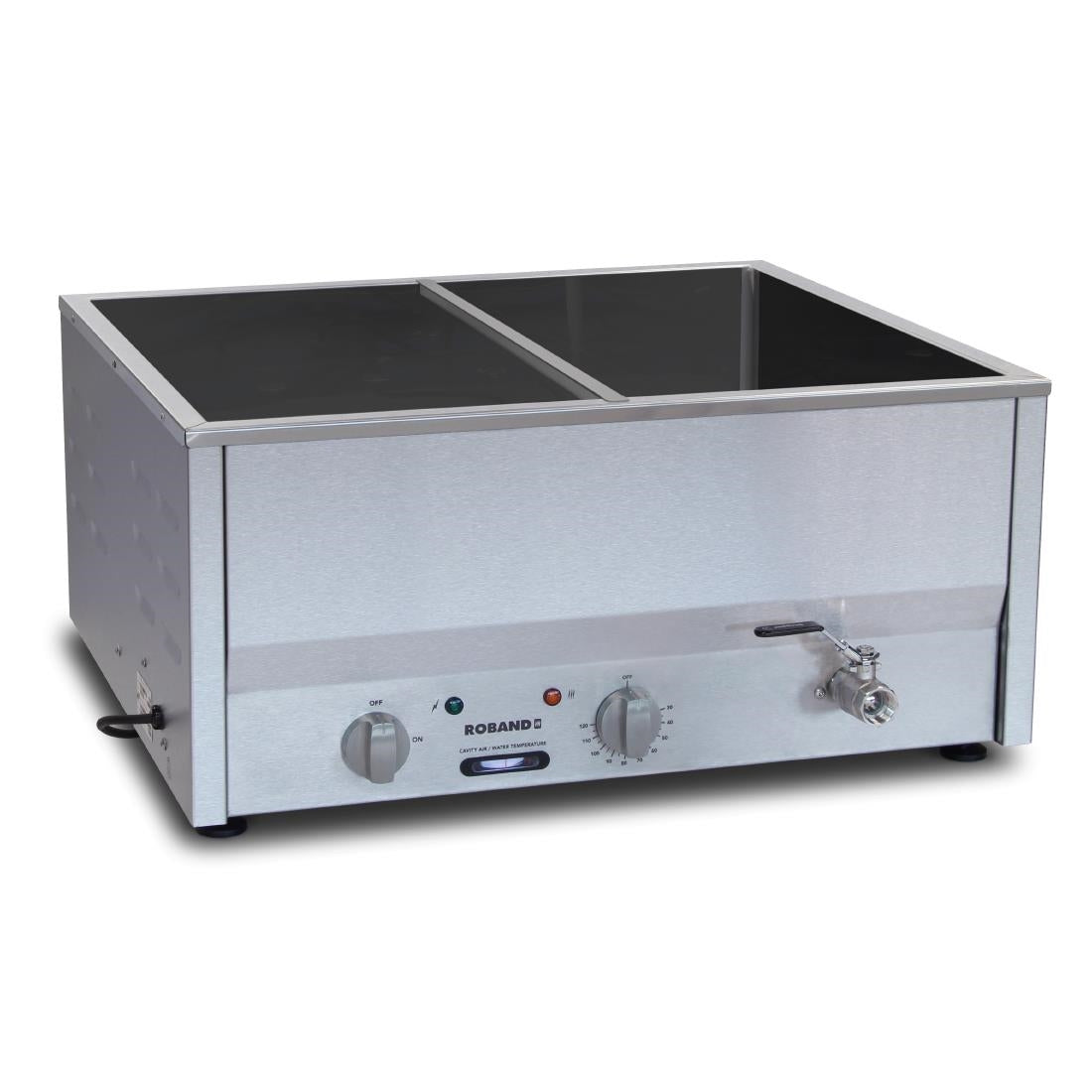 Roband BM4T Countertop Bain Marie Thermostat Control • PAS-GP896