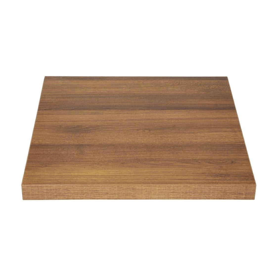 Bolero Pre-drilled Square Table Tops Rustic Oak • PAS-P_GR324