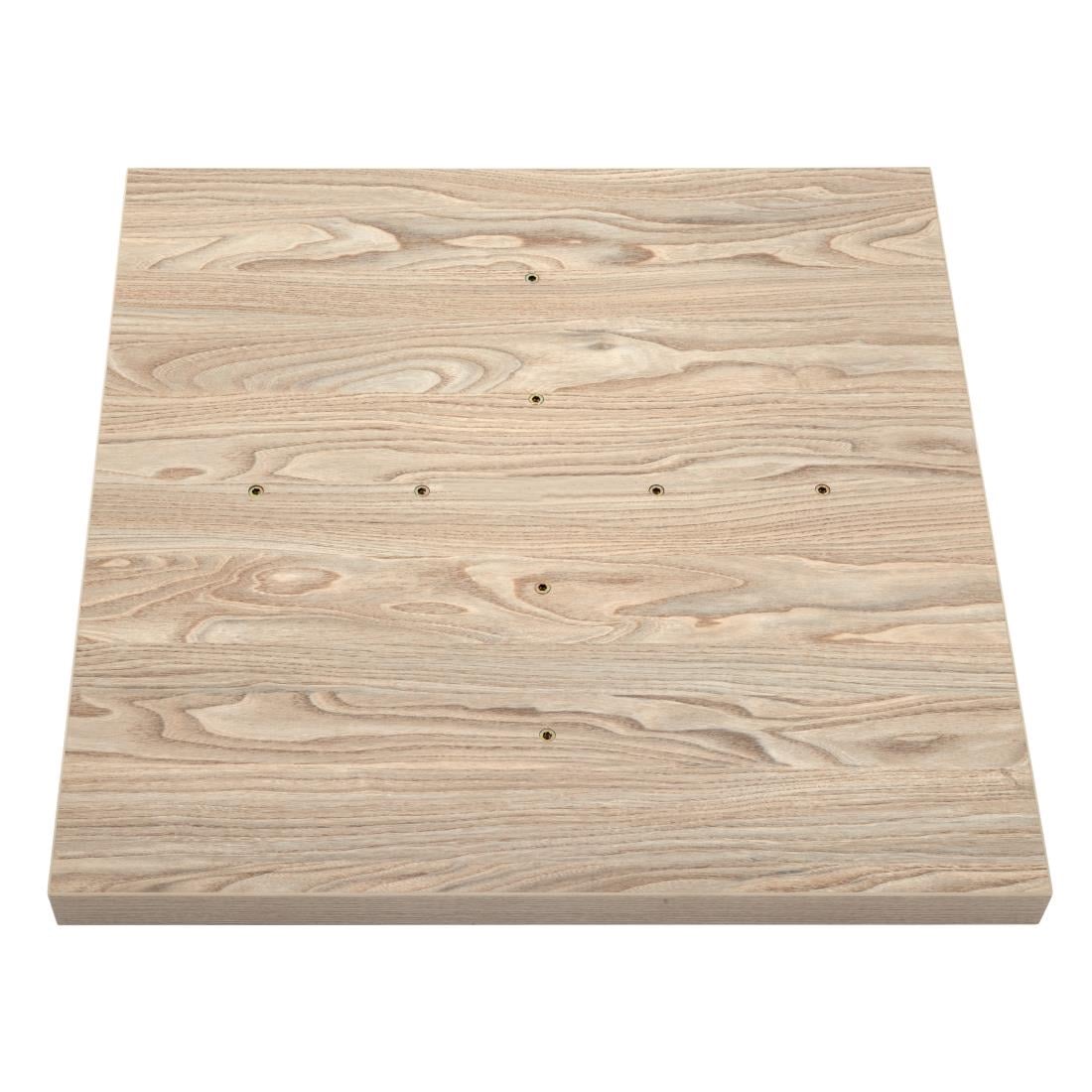 Bolero Pre-drilled Square Table Tops Antique Natural • PAS-P_GR325