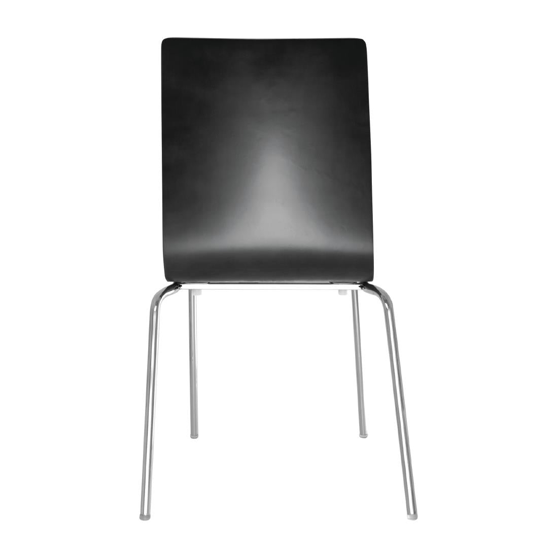 Bolero Black Square Back Side Chair (4 Pack) (Pack of 4) • PAS-GR345