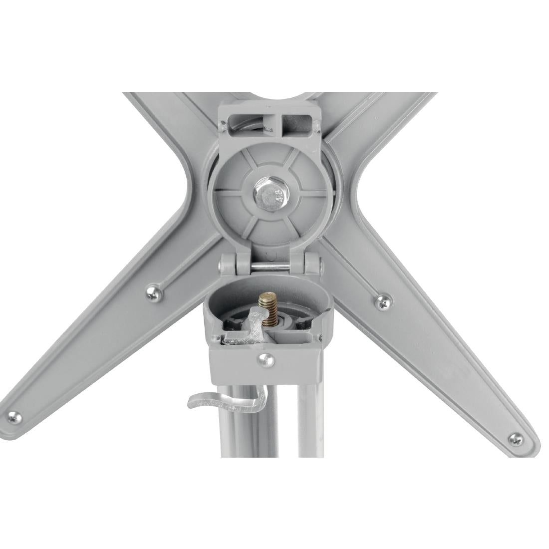 Bolero Flip Top Poseur Table Stainless Steel • PAS-GR396