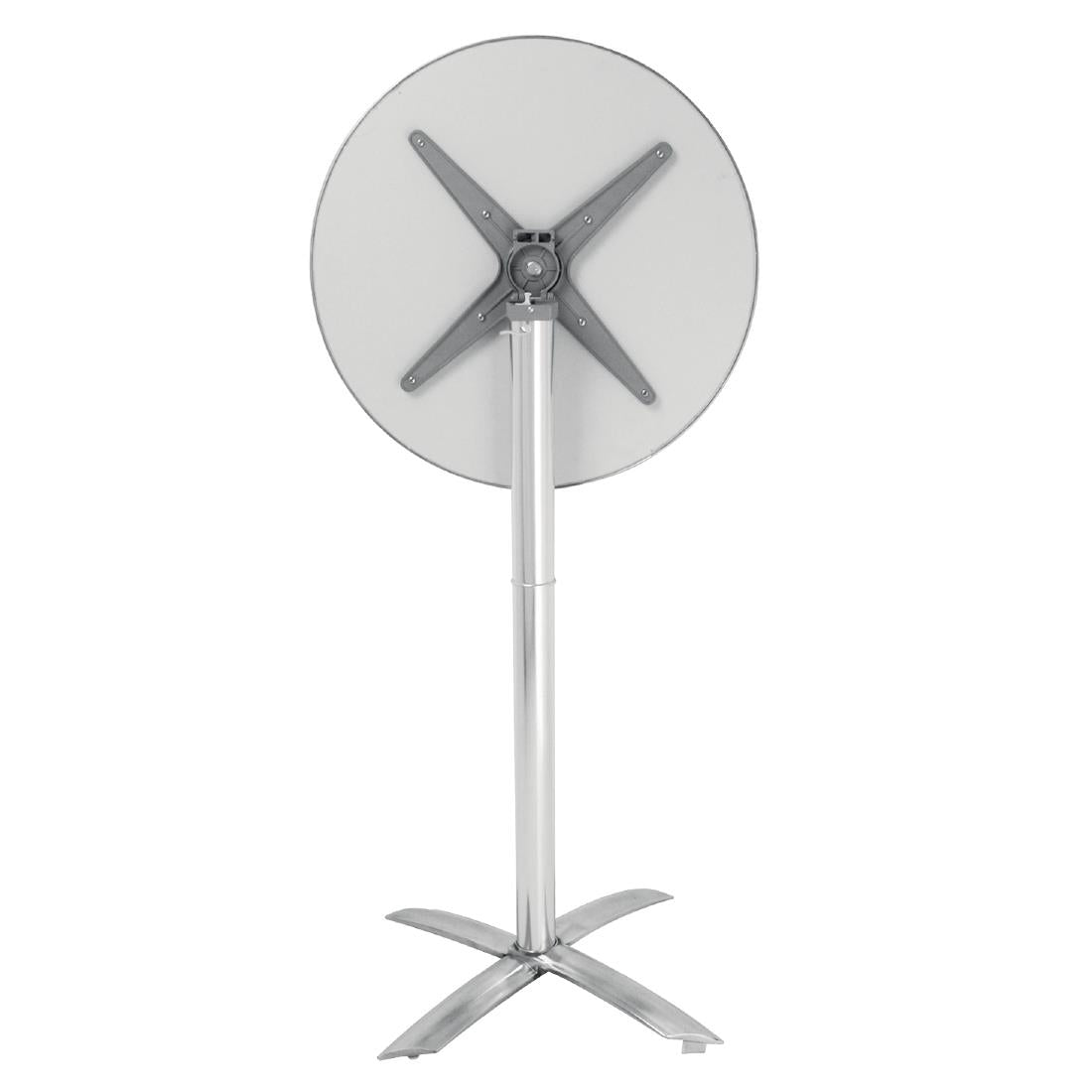 Bolero Flip Top Poseur Table Stainless Steel • PAS-GR396