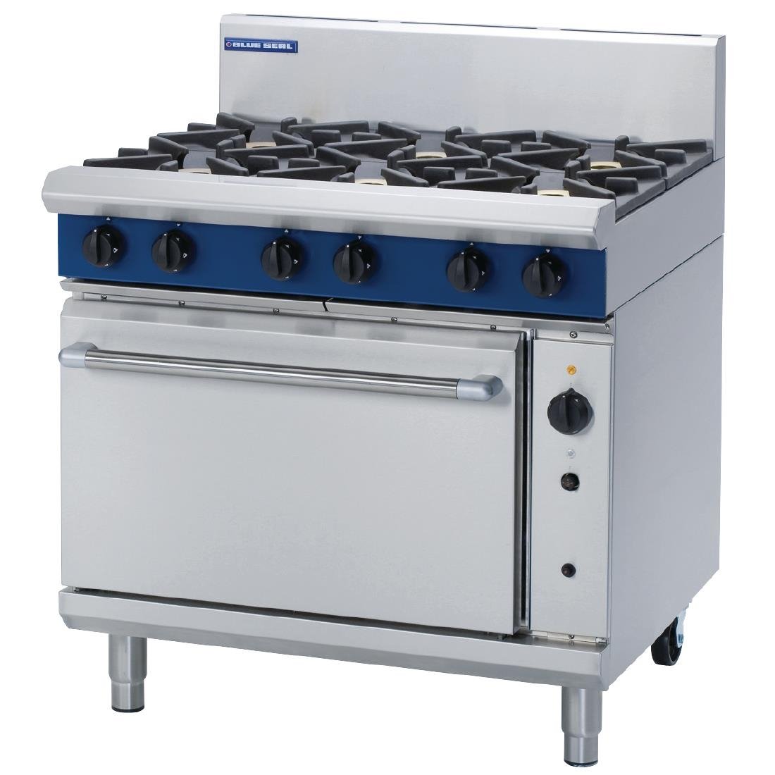 Blue Seal by Moffat 900mm Convection Oven Range with 6 Burners Natural Gas G56D • PAS-GR802-N