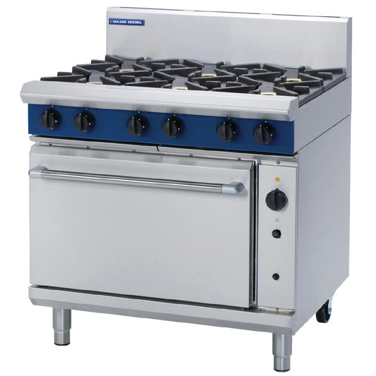 Blue Seal by Moffat 900mm Convection Oven Range with 6 Burners LPG G56D • PAS-GR802-P