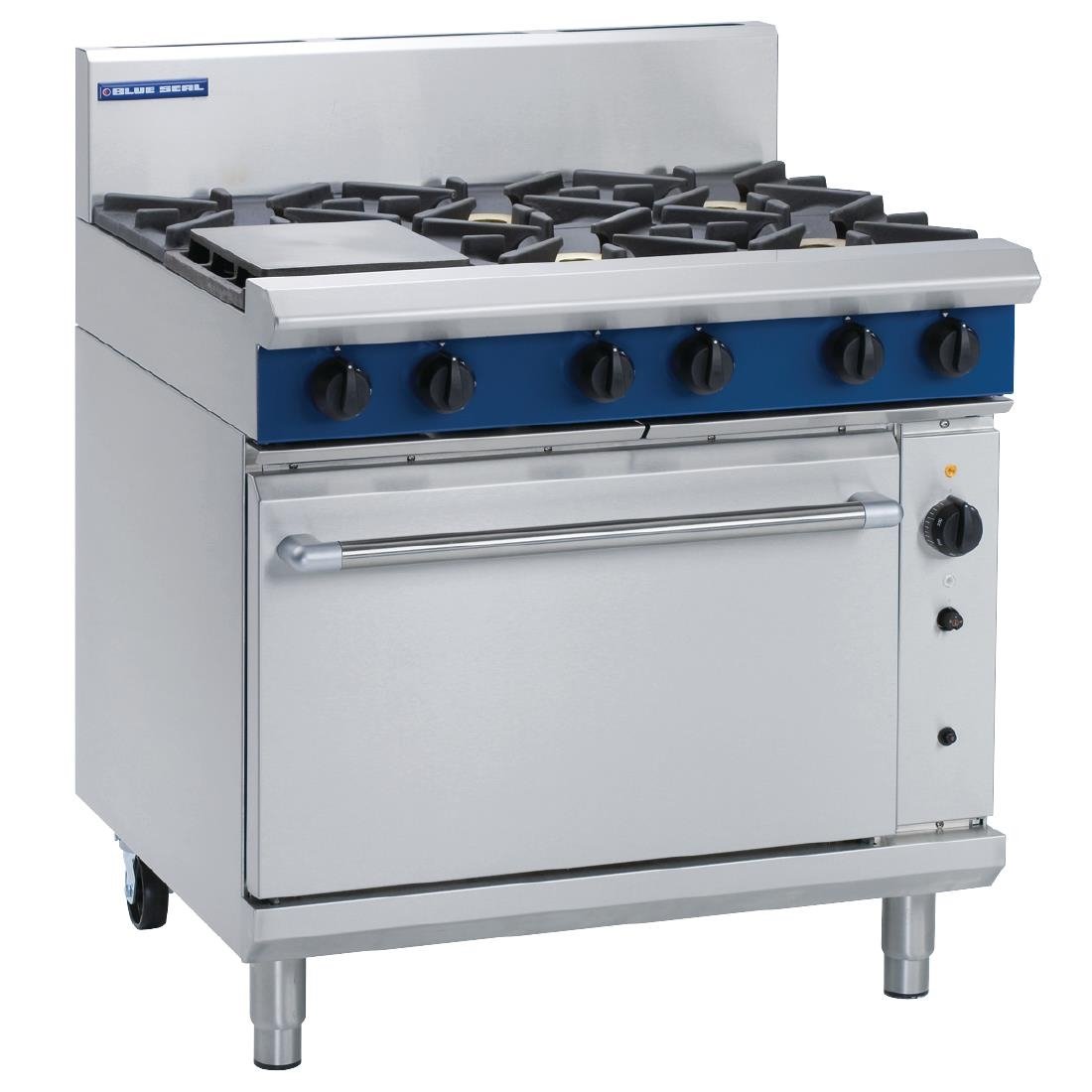 Blue Seal by Moffat 900mm Convection Oven Range with 6 Burners Natural Gas G56D • PAS-GR802-N