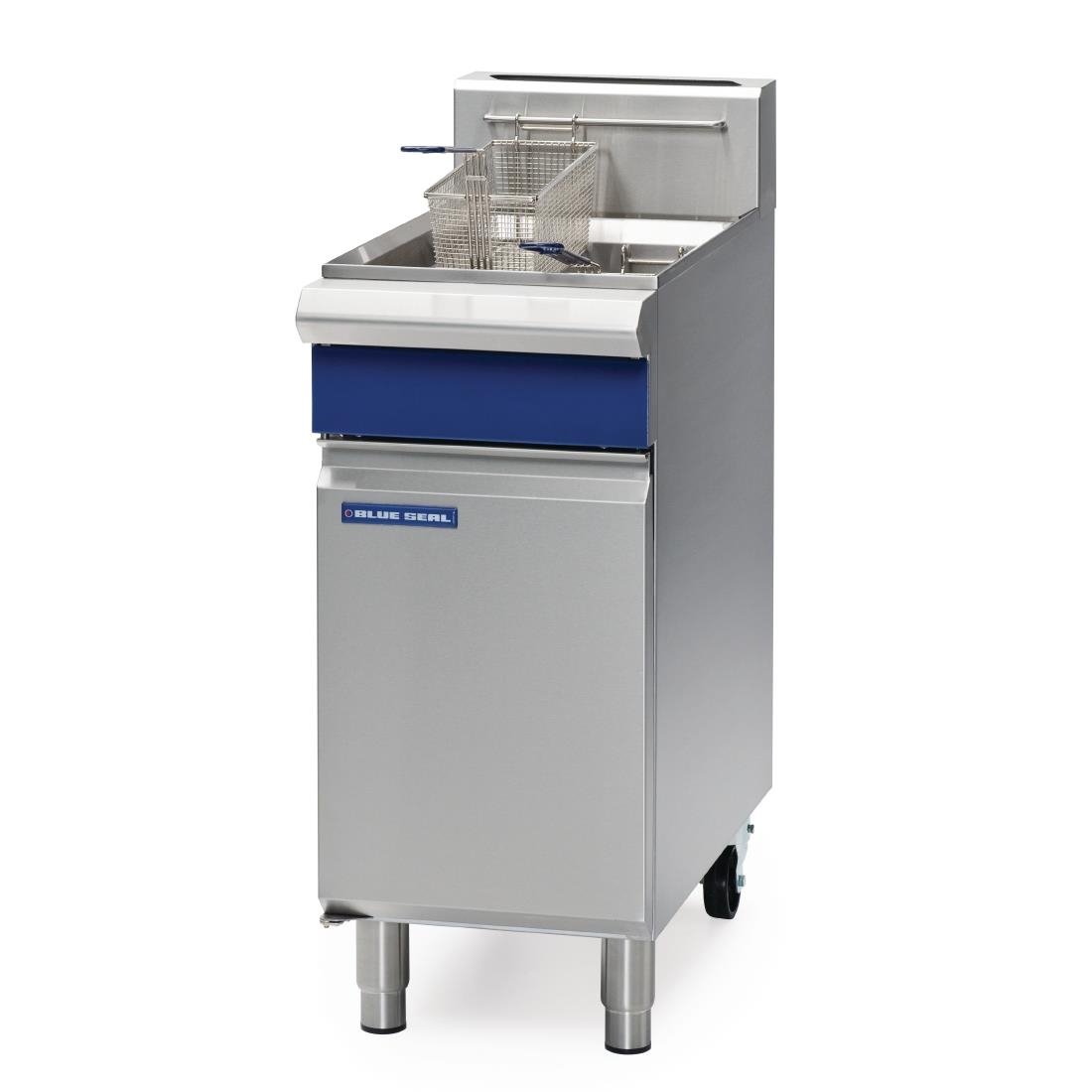 Blue Seal by Moffat Evolution Series Single Pan Natural Gas Fryer 18Ltr GT18 • PAS-GR806-N