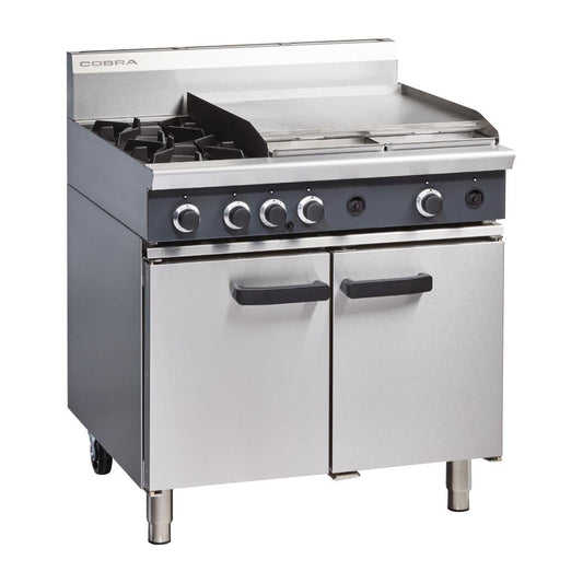 Cobra by Moffat Oven Range with 2 Burners and Griddle Natural Gas CR9B • PAS-GR812-N