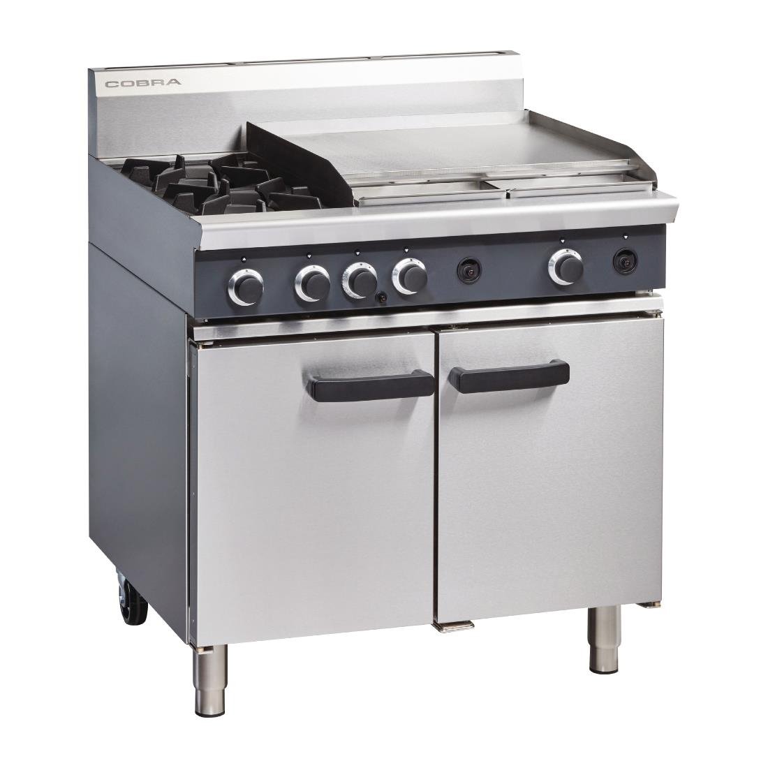 Cobra by Moffat Oven Range with 2 Burners and Griddle LPG CR9B • PAS-GR812-P