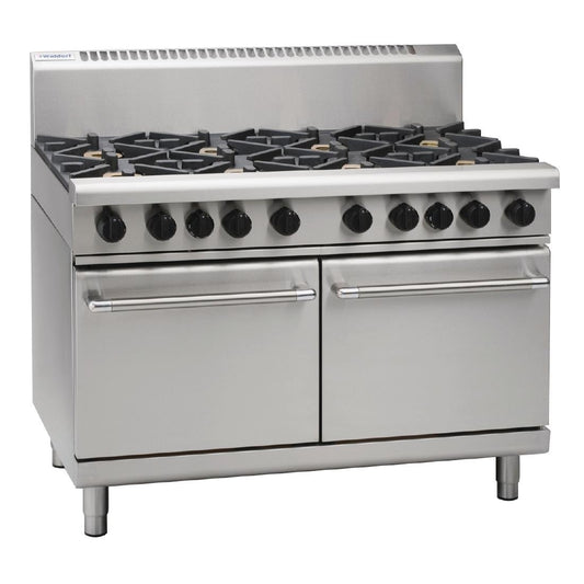 Waldorf by Moffat 1200mm Static Oven Double Oven Range with 2 Burners and Griddle Natural Gas RN8829G • PAS-GR898-N