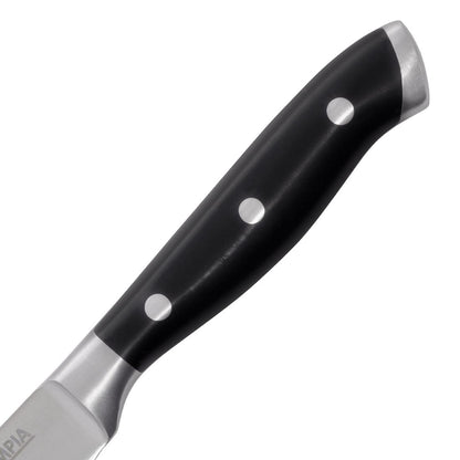 Olympia Premium Riveted Steak Knives with Black ABS Handles (6 Pack) • PAS-GR919