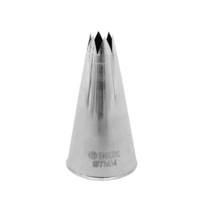 Schneider Stainless Steel Star Nozzle 7mm • PAS-GT119