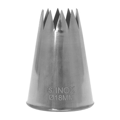 Schneider Stainless Steel Star Nozzle 18mm • PAS-GT122