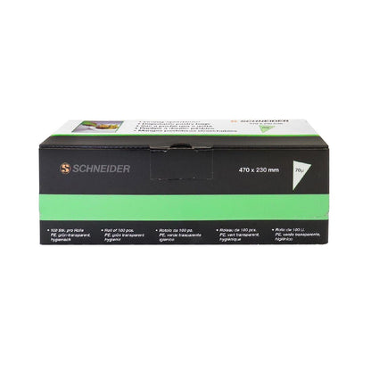 Schneider Green Disposable Piping Bags 470mm (100 Pack) (Size: 470(H) x 230(W) x 70(D)mm. Pack Quantity: 100) • PAS-GT123