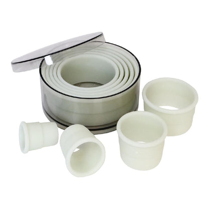 Schneider Plain Round Pastry Cutters (9 Pack) • PAS-GT141