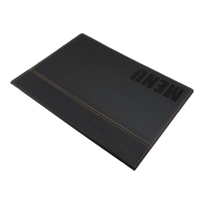 Securit Contemporary Menu Holder A4 Black • PAS-H713