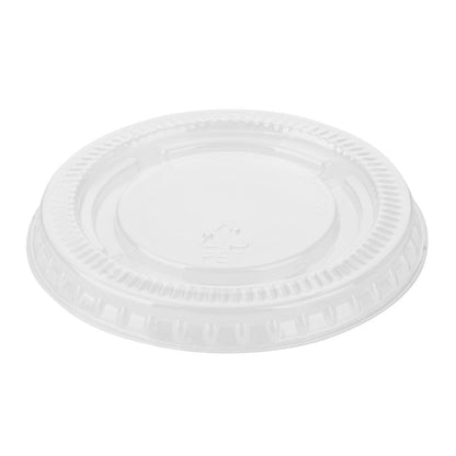 Fiesta Recyclable PET Lid for Portion Pots (1000 Pack) (Fits Fiesta Recyclable 50/80/100ml Paper Portion Pots | Pack Quantity: 1000) • PAS-HC268