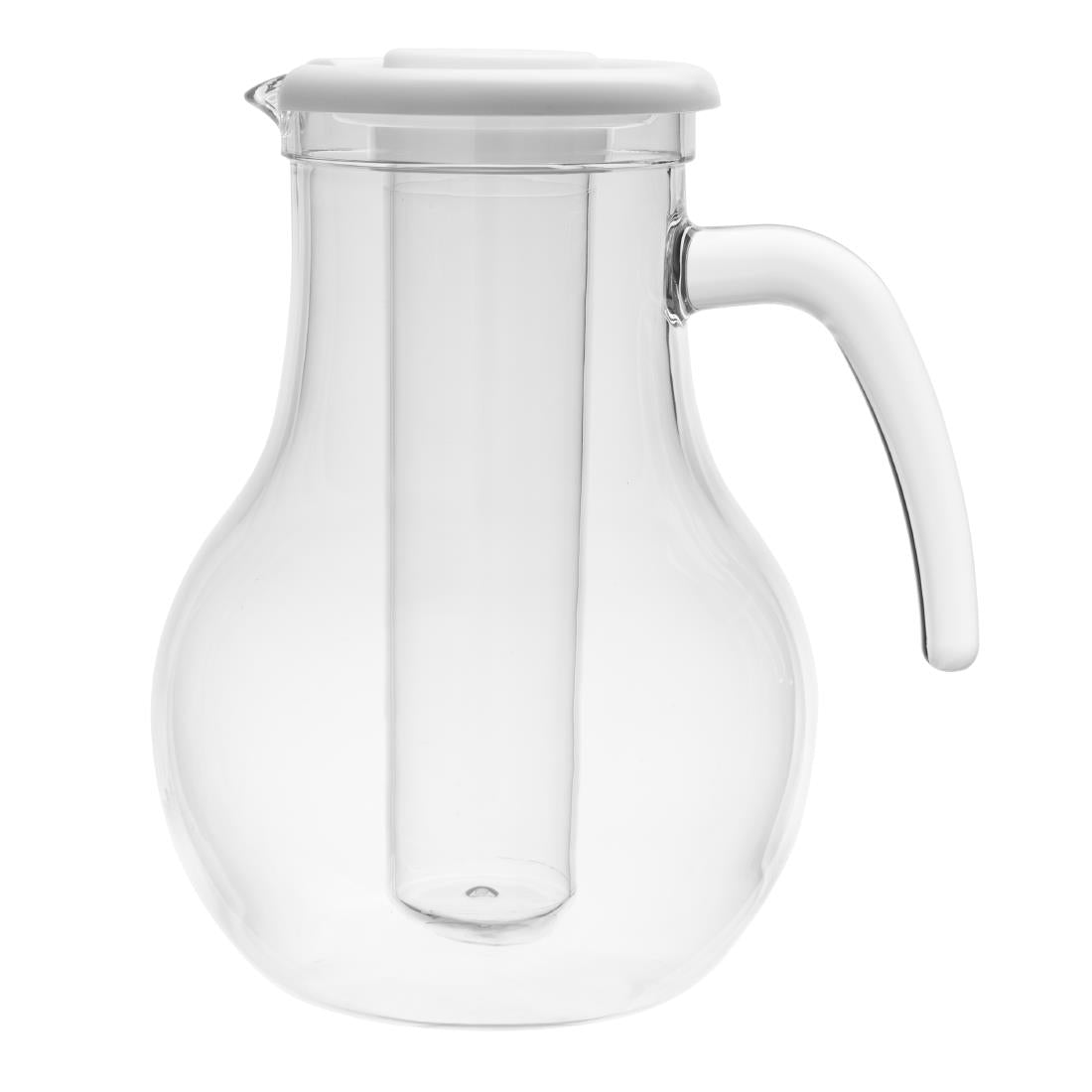 Olympia Kristallon Jug With Cooling Tube Polycarbonate Plain - 1600ml • PAS-HC356