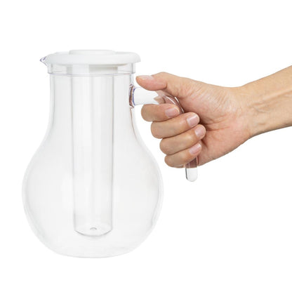 Olympia Kristallon Jug With Cooling Tube Polycarbonate Plain - 1600ml • PAS-HC356