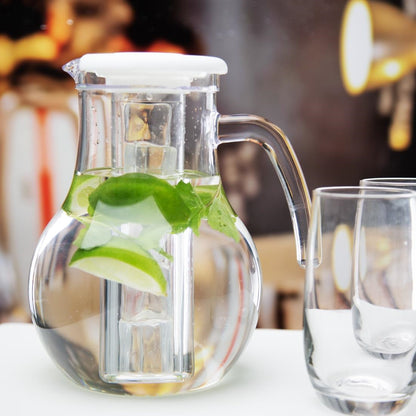 Olympia Kristallon Jug With Cooling Tube Polycarbonate Plain - 1600ml • PAS-HC356