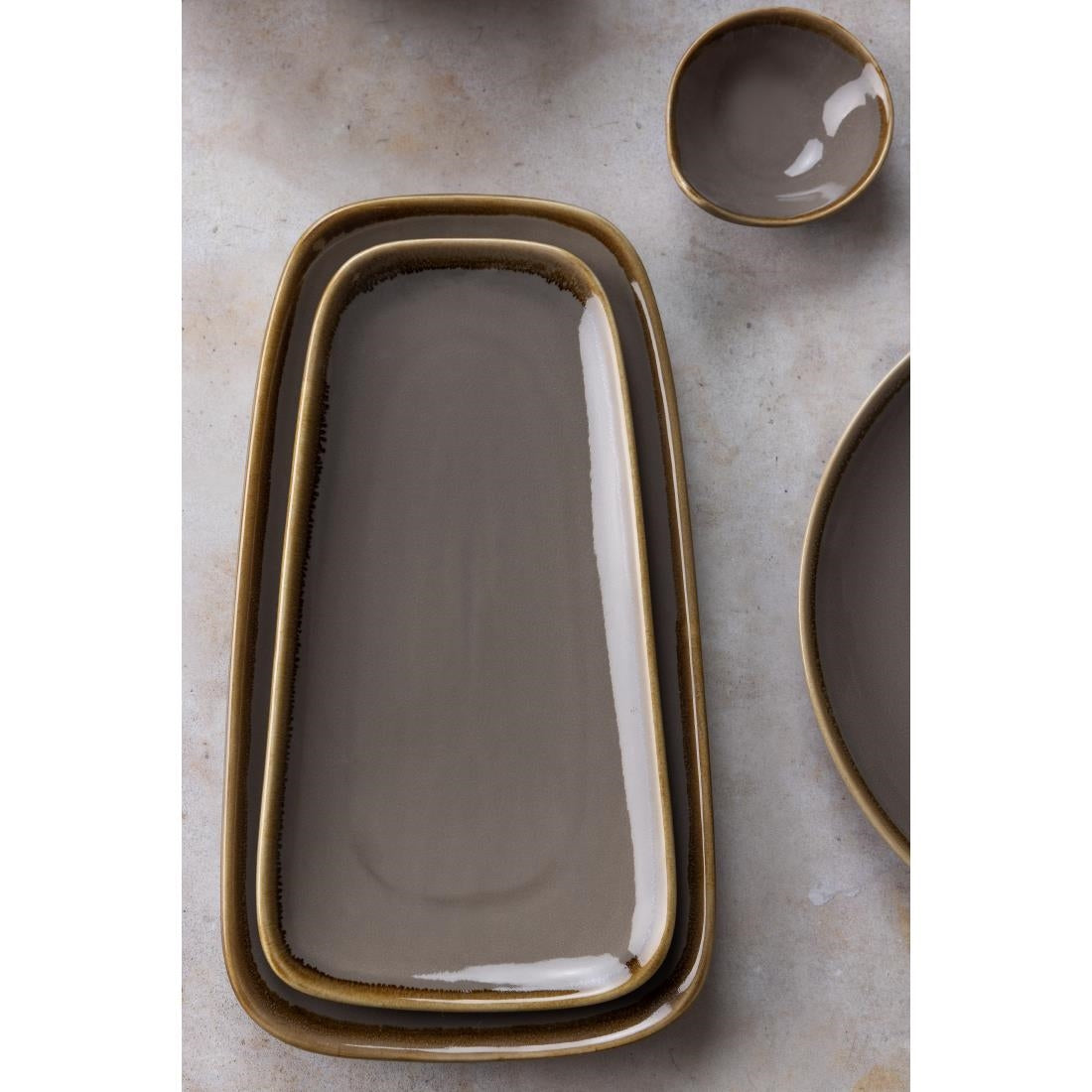 Olympia Kiln Platter Smoke 295mm • PAS-HC376