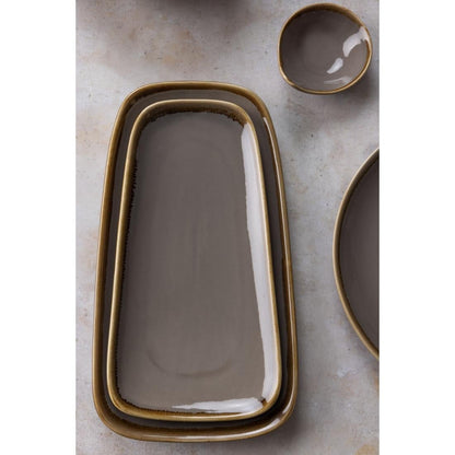 Olympia Kiln Platter Smoke 335mm • PAS-HC377