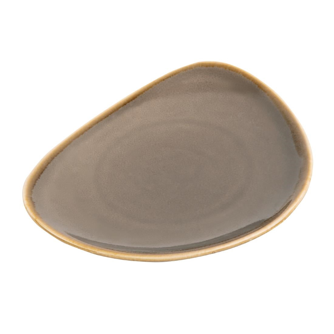Olympia Kiln Smoke Tri Plate - 280mm 11" (4 Pack) • PAS-HC385