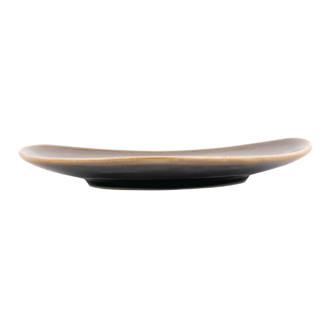 Olympia Kiln Smoke Tri Plate - 280mm 11" (4 Pack) • PAS-HC385