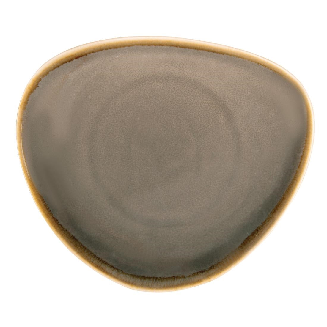 Olympia Kiln Smoke Tri Plate - 280mm 11" (4 Pack) • PAS-HC385