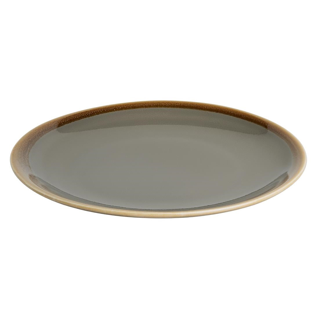 Olympia Kiln Smoke Coupe Plate - 230mm 9" (6 Pack) • PAS-HC387