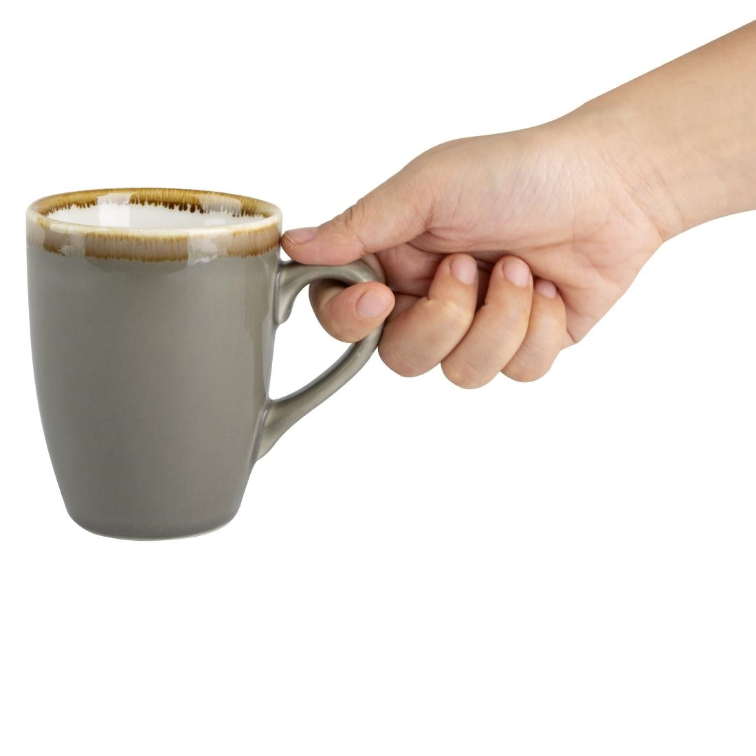 Olympia Kiln Mug Smoke 340ml (6 Pack) (Pack of 6) • PAS-HC394
