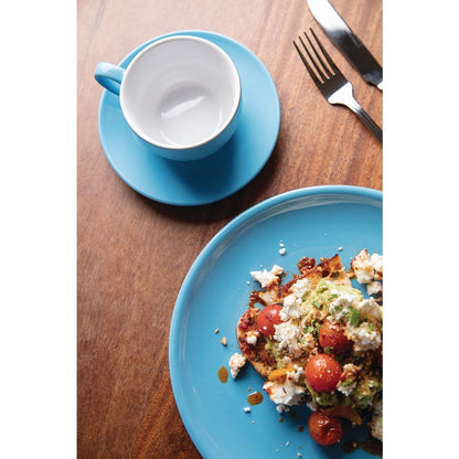 Olympia Cafe Coffee Cup Blue - 230ml 8fl oz (12 Pack) • PAS-HC403
