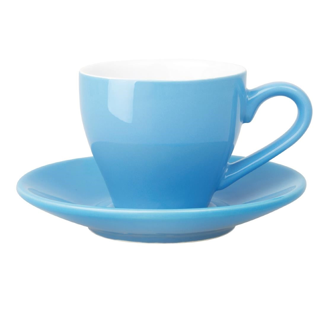 Olympia Cafe Espresso Cup Blue - 100ml 3.38fl oz (12 Pack) • PAS-HC402