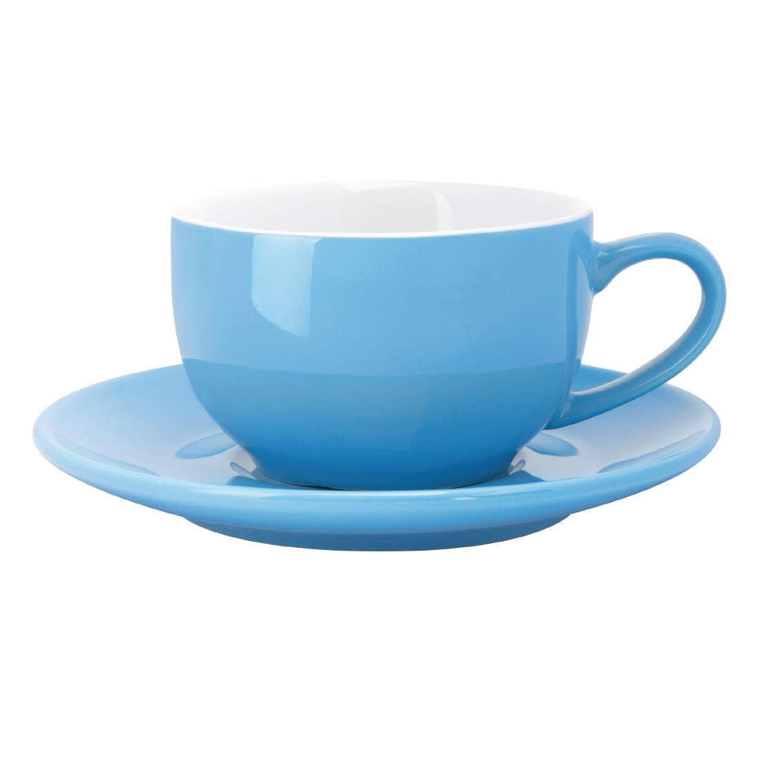 Olympia Cafe Coffee Cup Blue - 230ml 8fl oz (12 Pack) • PAS-HC403