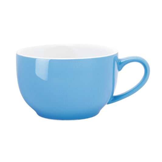 Olympia Cafe Coffee Cup Blue - 230ml 8fl oz (12 Pack) • PAS-HC403